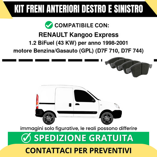 Pastiglie freno anteriori per - freno,