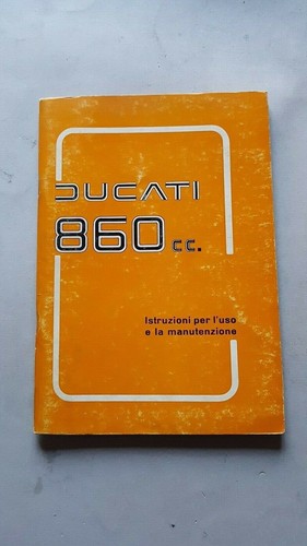 Ducati 860 1975 - 1975, manuale
