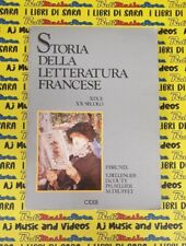 Book Libro STORIA DELLA LETTERATURA FRANCESE XIX e XX secolo CIDEB 1987 (L66)