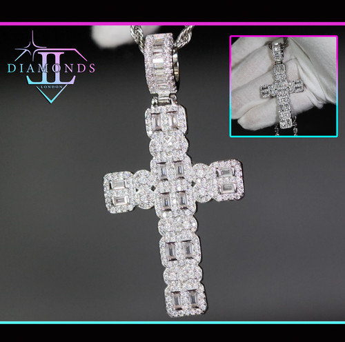 Ciondolo croce diamante - ciondolo,
