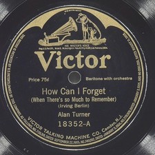 ALAN TURNER HENRY BURR Forget