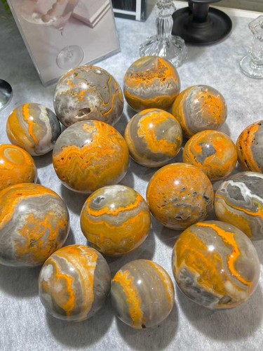 1pz sfera quarzo calabrone - sfera, di