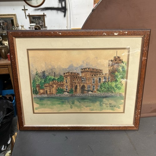 Original vintage watercolour - original,