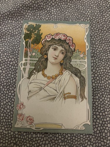 Cartolina art nouveau liberty - nouveau,