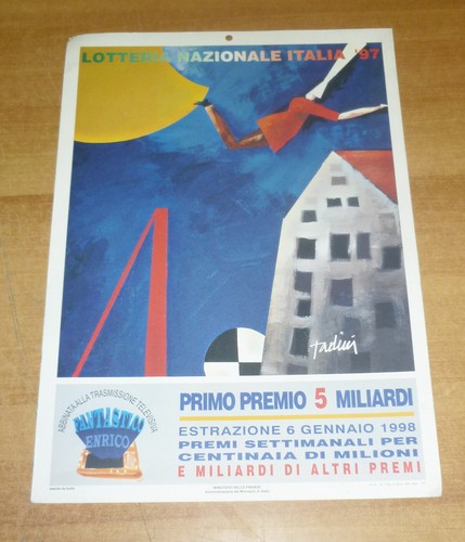 Locandina lotteria nazionale - lotteria,