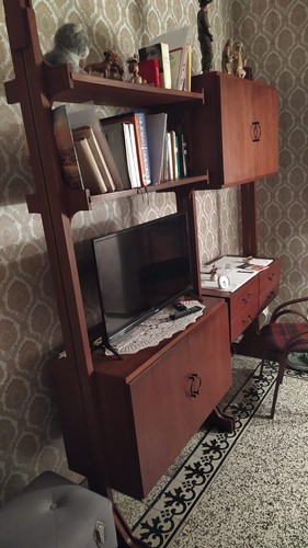 Libreria scrivania legno - scrivania,