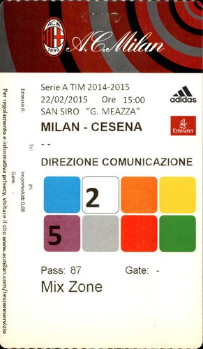 Biglietto stadio milan - stadio,