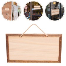  Targa in legno grezzo