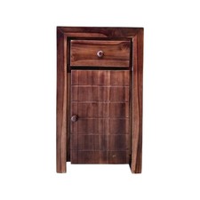 Comodino etnico in legno teak