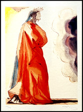 Salvador dali litografia coa - dali,