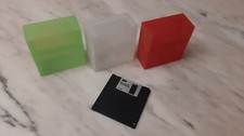 3 CONTENITORI PORTA FLOPPY 3,5