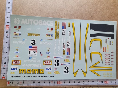 Decals ferrari 333 - ferrari,