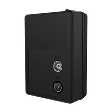 TOTAL CONTROL BOOSTER SEGNALE TV 1 VIA | FACILE E SEMPLICE DA USARE - NERO - SV1301   