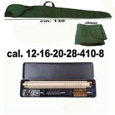 kit pulizia fucile con fodero