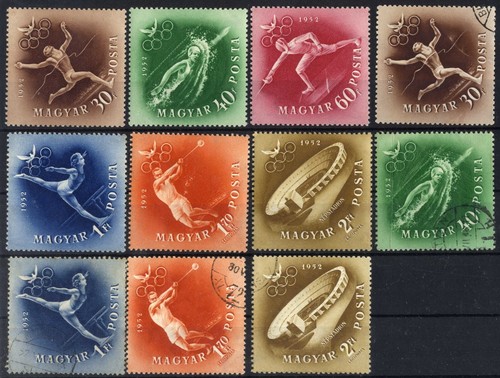 Giochi olimpici ungheria 1952 - giochi,