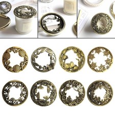 Antico metallo candele - metallo, vaso