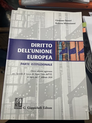 Diritto dell unione - diritto, europea