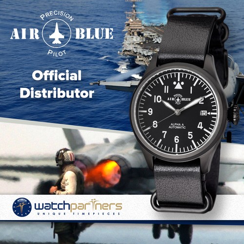 Orologio piloti air blue alpha - blue,