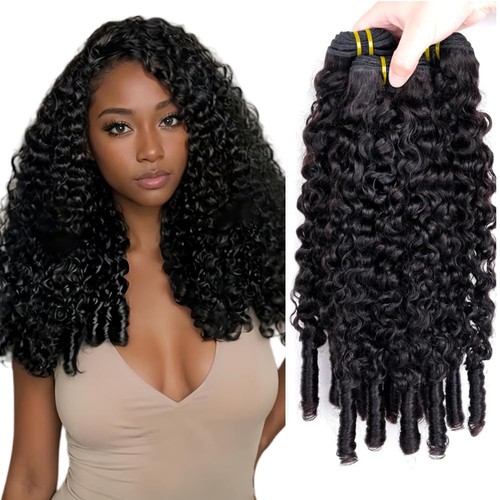 Fasci capelli umani ricci - fasci,