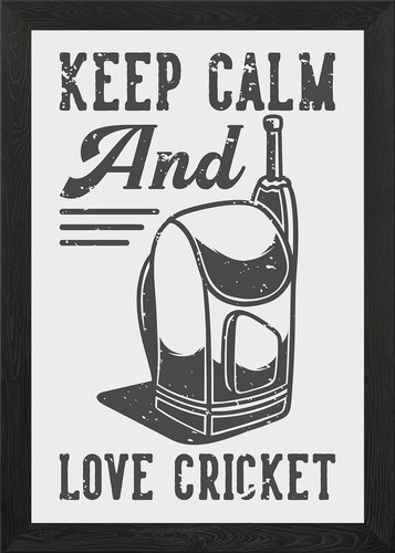 Keep calm and - love, cricket