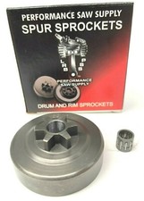 NUOVO PIGNONE SPERONATO ADATTO A JOHN DEERE CS40 3/8" PITC, CUSCINETTO SENZA TRASMISSIONE A 6 DENTI