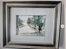 Quadro cornice dipinto ad olio firmato "Sabbati"