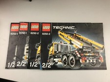 Lego Technic 8292 Raccogli Ciliegie Dumper Manuali Istruzioni 1-4 Buone Condizioni