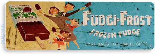 Insegna gelato fudgi frost - gelato, fudgi-frost