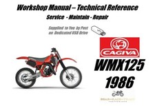 Cagiva WMX125 WMX 125 Manuale