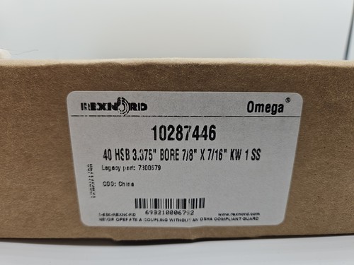 Rexnord omega 40hsb - 40hsb, 3.375"