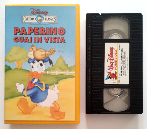 Vhs paperino guai - in, vista