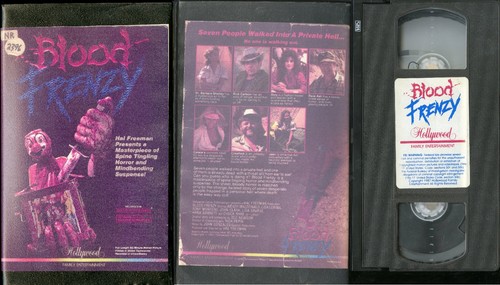Blood frenzy 1987 vhs unrated - vhs,