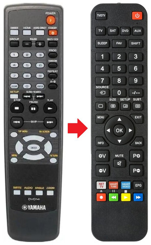 Telecomando adatto per yamaha - per,
