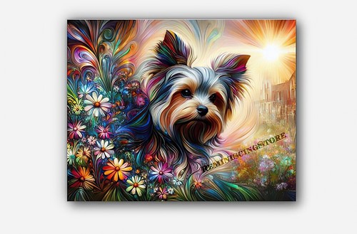 Fancy dog yorkshire terrie - dog, "