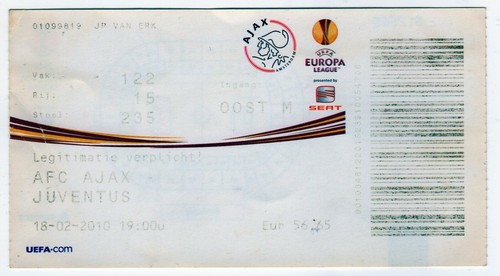 Biglietto ajax amsterdam - ec,
