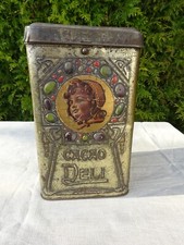 Vecchia scatola di latta Cacao Deli
