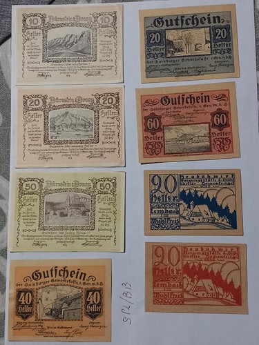 Lotto notgeld banconote di - ,