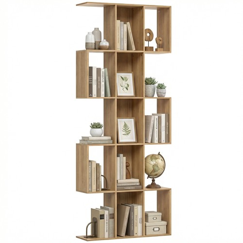Homcom libreria scaffale - scaffale, in