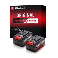 Einhell Originale PXC Twin Pack 4,0 Ah Batterie, 18 V, Per tutti i dispositivi P