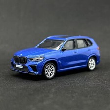 Modellino pressofuso blu 1:64 CCA BMW X5M F95 - City SUV, auto sportiva edizione limitata
