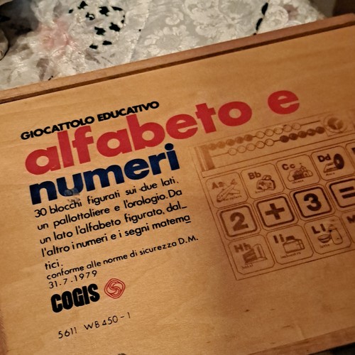 Cogis alfabeto numeri - alfabeto, e