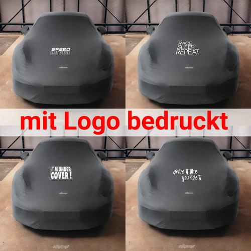 Indoor car cover grigio stampa - indoor,