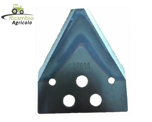 Sezione lametta dente - dente,