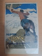 CARTOLINA MOSTRA SEGANTINI MILANO 1906 ILLUSTRATORE MAGRINI NON VIAGGIATA