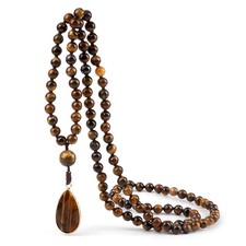 Collana perline onice occhio - collana,