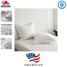 100% Lino Francese Euro Shams