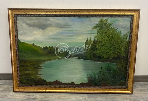 Quadro paesaggio dipinto - , a