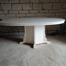 Tavolo pranzo ovale bianco - ovale,