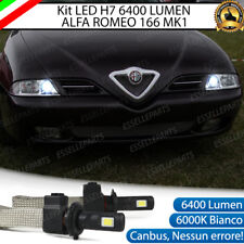 KIT LAMPADE H7 LED ANABBAGLIANTE ALFA ROMEO 166 MK1 6000K NO ERROR BIANCO