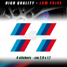 4 Adesivi bandiera M BMW flag